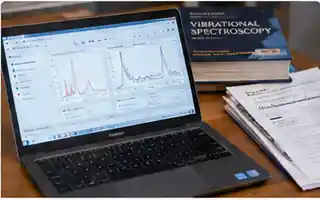 Published FTIR figure digitized, reviewed and compared with an experiment