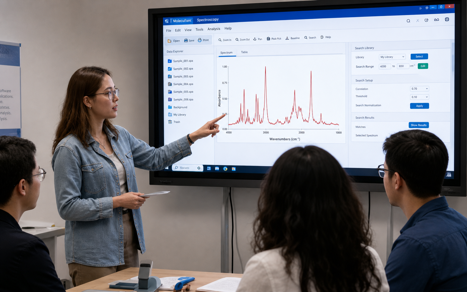 Instructor-to-learner FTIR training workflow